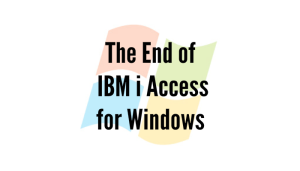 End of IBM i Access for Windows - Windows logo lightpng